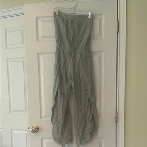 Women's sage green jumpsuit